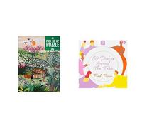 Garden Jigsaw Puzzle 1000pk & Food Trivia Game - Fun Activity Bundle