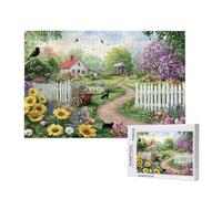 Garden Jigsaw Puzzles for Adults 1500 Piece, Animal Puzzles for Adults Wooden, Funny/Difficult/Impossible/Challenging Decompression Games, As a Birthday for Women and Men ML-788