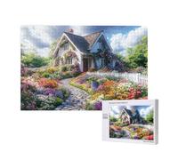 Garden Jigsaw Puzzles for Adults 1500, Spring Puzzles for Adults Wooden, Funny/Difficult/Impossible/Challenging Decompression Games, As a Birthday and Holiday Decor Gift for Women and Men M-918