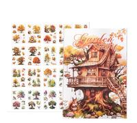 Garden Journaling Stickers, Diary Sticker Book - Garden Sticker Book for Journaling | Journaling Book Stickers for Garden Landscape for Bottle, Glass, Luggage