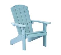 Beliani Kids Chair Adirondack Light Blue