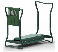 Garden Kneeler 2-In-1 Folding Gardening Padded Seat And Kneeling Stool Tool Bag