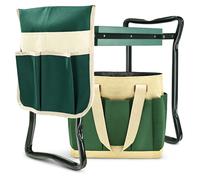 garden Kneeler and Seat Heavy Duty Upgraded Widened and Thickened gardening Stools for Seniors Foldable gardening Bench Ergonomic Design Effective