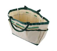 Garden Kneeler Bag Side Hanging Storage Pouch Heavy Duty Oxford Cloth | Multi Pocket Gardening Carrier Portable Kneeling Accessory for Shears and Gloves Foldable Green Gear Sack