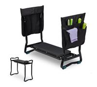 Garden kneeler Ergonomic Gardening Seat Lightweight 2 Pockets Foldable Kneeler