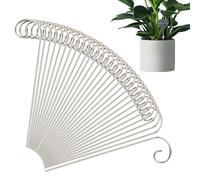Garden Labels Hooks,30-Piece Reusable Weather Resistant | Outdoor Silver Flower Labels Hanger,for Planting Gardening Identification Organization Flower Bonsai