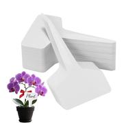 Garden labels | two hundred pieces T-shaped vegetable and seedling marker sticks | Seedling Plant labels | Suitable also for use in the garden, backyard, enbed, greenhouse, balcony, indoor plot