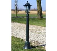 Garden Lamp Dark Green 105 cm Aluminium Glass Outdoor Path Light IP44 E27 Socket