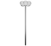 vidaXL Garden Lamp Post 3 Lamps Outdoor Terrance Standing Lighting Fixture