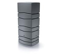 Garden Large Rectangular Plastic Water Butt Set Inc Connection kit 350 450 650 litres (350 Litres, Grey)