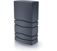 Garden Large Rectangular Plastic Water Butt Set Inc Connection kit 350 450 650 litres (350 Litres, Anthracite)
