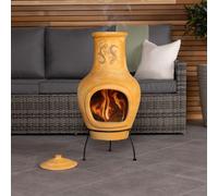 Garden Large Terracotta Clay Chiminea