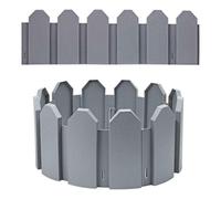 Garden Lawn Border Edging Pack Of 4 Interlocking Panels Plastic Push In Lawn Edge With Pegs Straight Or Curved Pvc