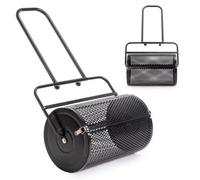 Garden Lawn Compost Spreader Roller Top-Dressing Feader Uk