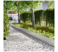 Garden Lawn Edging 10pcs Galvanised Steel 100x30cm Durable Outdoor Border Set XL