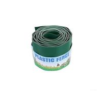 Garden Lawn Edging Border, Flexible Plastic Grass Edge for Flower Beds, Green, 15cm x 9M(10cmx9M)