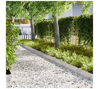 Garden Lawn Edging Stainless Steel 100x20cm 20pcs modern Outdoor Border Edging