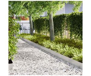 Garden Lawn Edging Stainless Steel 100x20cm 30pc set Outdoor Border Edging Pack