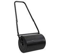 Garden Lawn Roller Black Iron 110 x 52 cm Hand Roller Floor Roller for Lawn Care and Soil Leveling with Roller Device for Seed Bed Preparation and Flatness on Meadow, Soil, Sand, Clay