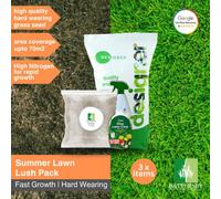 Garden Lawn Summer Grass Pack - Fast Grow With Fertiliser