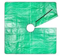 Garden Leaf Collection Blanket with Waterproof Polyethylene Material and Corner Snaps, Suitable for Outdoor Leaf and Branch Cleanup in Landscapes and Shrub Areas (3 * 3m/40cm)