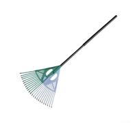 Garden Leaf Rake with 1.5m Handle, Lightweight PP Yard Tool | 56x47cm Wide Head, Hands-free Debris Gather, PP Material, Adjustable Lawn Rake, for Leaves and Yard Clean Up