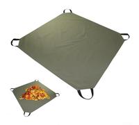 Garden Leaf Tarp Heavy Duty Garden Waste Bags with Handles Tarpaulin Sheets Waterproof, Tear Proof for Collecting Plant Waste Grass and Leaves