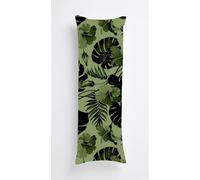 Garden Leaves Body Pillow Case Cover 40x120cm, Long Backrest Cushion pillow Protector with Zipper, Decorative Bedding Pillowcase, Soft body pillow cover for Couch Bedroom Green