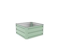 Garden Life Metal Raised Garden Bed, Galvanised Steel Powder Coated Light Green Trough Grow Box Planter for Vegetables, Plants, Flowers & Herbs (L60xW60cmxH30cm)