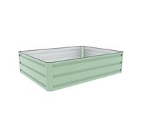 Garden Life Metal Raised Garden Grow Bed Kit, Galvanised Steel Powder Coated Metal Planter for Vegetables, Plants, Flowers & Herbs, Trough Grow Box (L120xW90cmxH30cm)