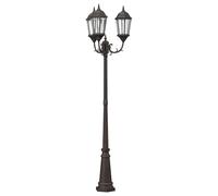 Garden Light Aluminium and Glass Lanterns Outdoor Lights Terrace Decor vidaXL