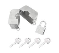 Garden Lock - Water Hose Lock Device with Heavy Duty Stainless Steel Safety Lock | For Protection Against Bandits, Theft, Sabotage, Unauthorized Use