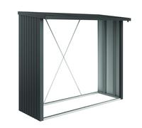 Garden Log Storage 7.5 x 3.5ft Biohort Woodstock 230 - Heavy Duty Outdoor Unit