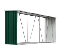 Garden Log Storage Shed Galvanised Steel 330cm Cabin Multi Colours vidaXL