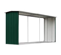 Garden Log Storage Shed Galvanised Steel Outdoor Sheds Multi Colours vidaXL
