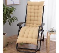 Garden Lounge Chair Cushions Portable Padded Sun Lounger Pillow with Straps Comfortable Relaxing Cushions for Outdoor Swing Benches 53x165 cm