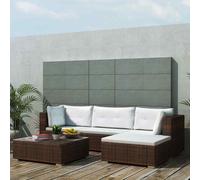Garden Lounge Set 14 Pieces Poly Rattan Outdoor Sofa Seat Table Set