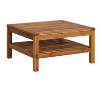 Garden Lounge Set Corner Sofa Armchair Coffee Table Solid Acacia Wood vidaXL
