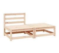 Garden Lounge Set Outdoor Lounge Set Corner Sofa Couch Solid Pinewood vidaXL