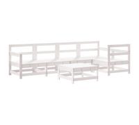 Garden Lounge Set Outdoor Modular Sofa Set 6 Piece Solid Wood Pine vidaXL