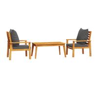 Garden Lounge Set with Cushions Outdoor Lounge Set Solid Wood Acacia vidaXL