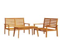 Garden Lounge Set with Cushions Outdoor Lounge Set Solid Wood Acacia vidaXL