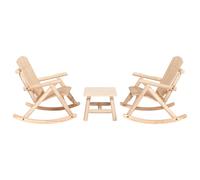 Garden Lounge Set Wooden Outdoor Table and Chairs Solid Wood Spruce vidaXL