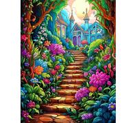 Garden Magic in 500 Pages: A Coloring Adventure.: 500 pages of stress-relief through garden art.