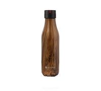Garden Magic Les Artistes Paris Bottle Up Water Flask, 500ml & 750ml Containers - 11 Designs - Multipurpose Canteen Ideal For Sports and Outdoor Activities (Wood 750ml)