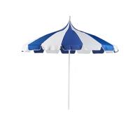 Garden Market Parasol 2.45 m Blue and White MINOA