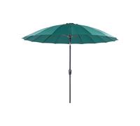 Beliani Market Parasol 255cm Baia Emerald Green, Green