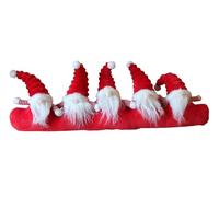 Garden Market Place Christmas Draught Excluder With Red Gonk Design