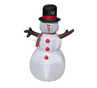 Garden Market Place Inflatable Christmas Snowman With Low Voltage LED Lights with Transformer 1.8M Tall- Indoor or Outdoors