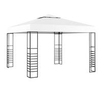 vidaXL Garden Marquee 3m White Outdoor Canopy Shelter Tent Awning Sunshade